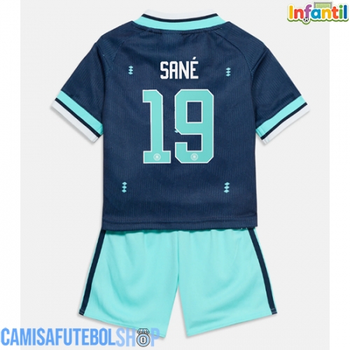 Camisa de time de futebol Alemanha Leroy Sane #19 Replicas 2º Equipamento Infantil Mundo 2026 Manga Curta (+ Calças curtas)